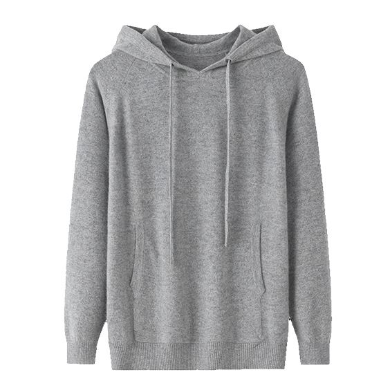 Lelaki hoodies kasmir dengan poket
