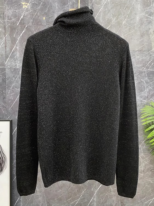 elegantan ženski pulover od kašmira s visokim ovratnikom