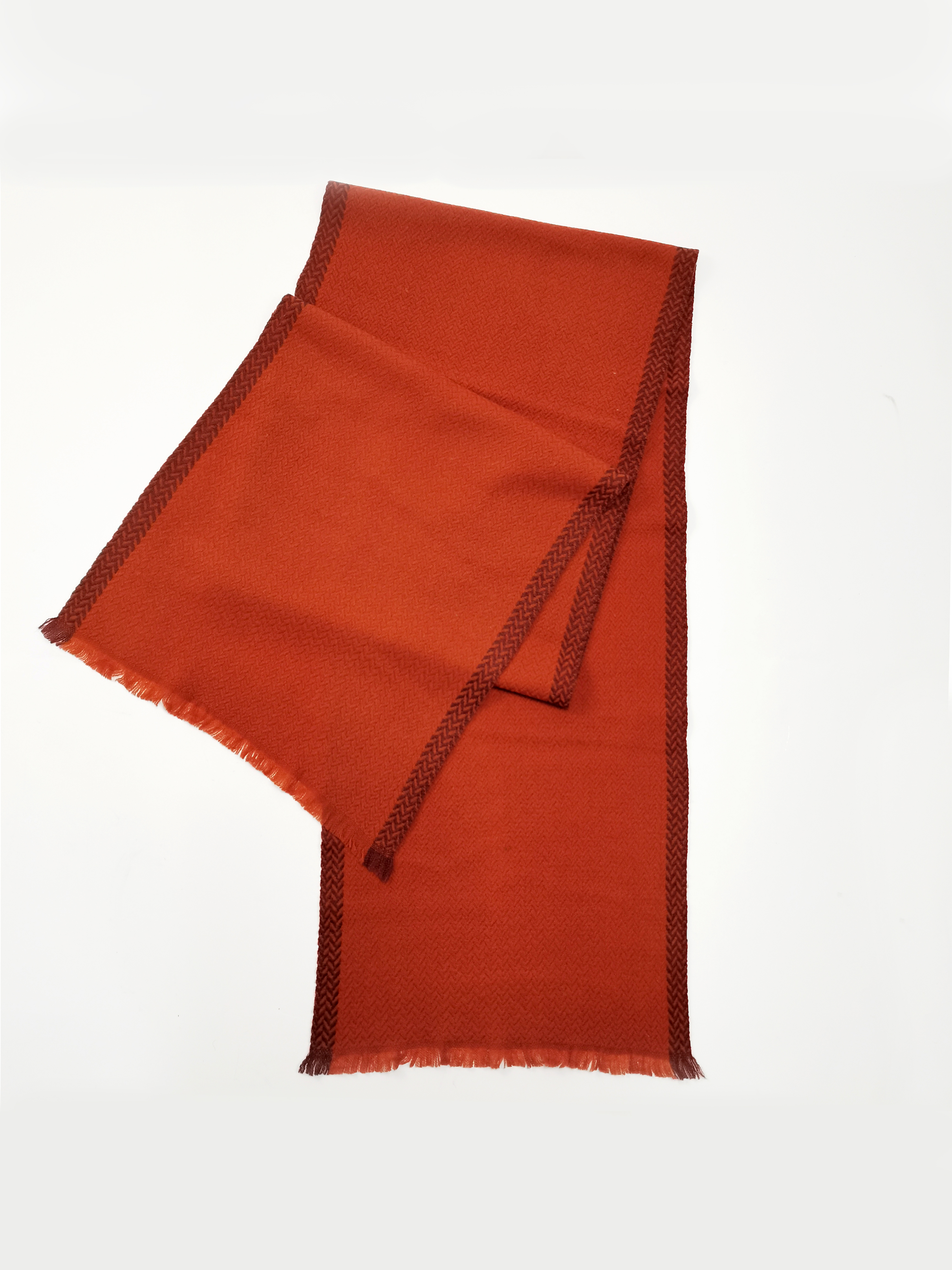 40CM Width Color Block Cashmere Scarf