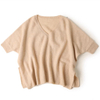Women V Neck Cashmere rövid ujjú pulóverek