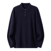 Männer Polo Neck Kaschmirpullover