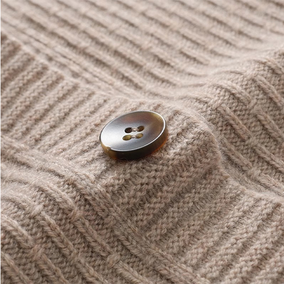 Mulieres Mongolicae Cashmere V-Collum Cardigan Piscatoris Sweater Vestis