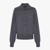 Meascann olann na mban agus cashmere cardigan le coil&eacute;ar mairn&eacute;alach