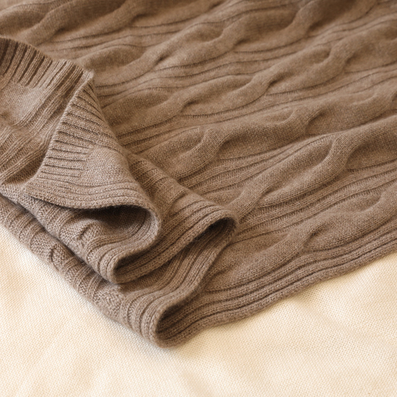 Full Size Solid Color Cashmere Blanket