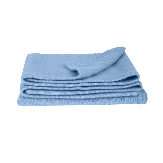 Kablo &Ouml;rg&uuml; Bebek Kaşmir Battaniyesi