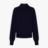 Meascann olann na mban agus cashmere cardigan le coil&eacute;ar mairn&eacute;alach