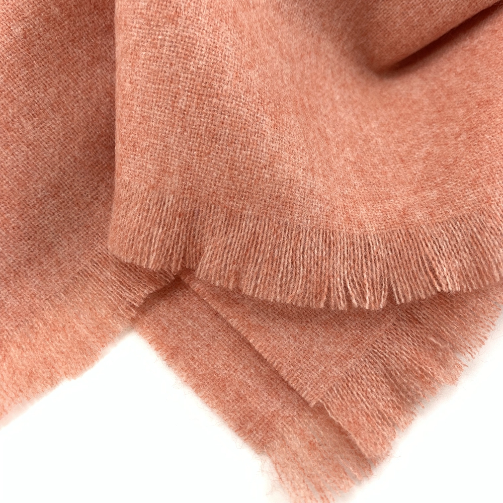 Cashmere Solid Color Shawls, Heather Pink